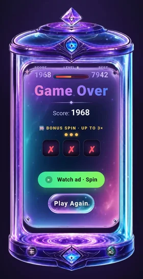 Nova Drop game over